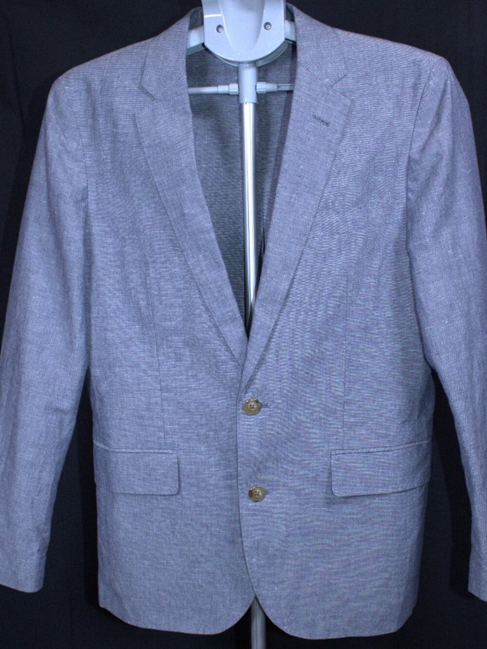 J Crew Ludlow Somelos Blazer Mens 36S Blue Unstructured 80% Cotton 20% Linen